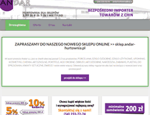 Tablet Screenshot of andar-hurtownia.pl